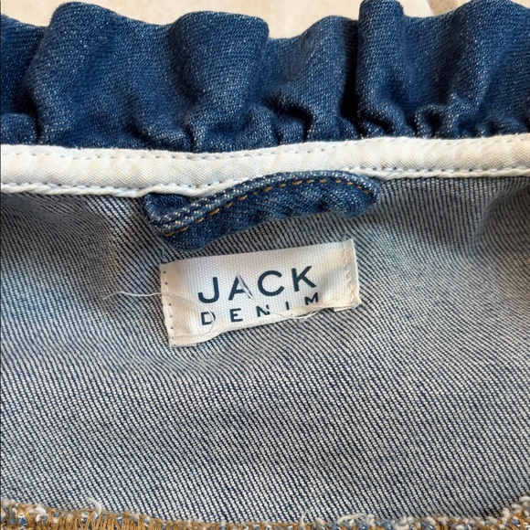 Janie and Jack Blue Denim Jacket with Gold Buttons - Picture 2 of 7